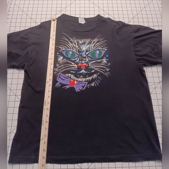 Vintage Caribbean dream Cat tee, Large, Black, Great condition, some tiny holes - Picture 1 of 5
